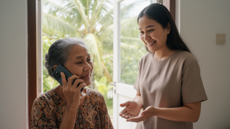 BIG Phone App: Panggilan dan Kontak Sederhana untuk Lansia