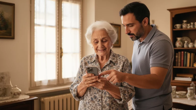 5 segnali che il Suo genitore ha bisogno di un Android più semplice (e cosa fare)