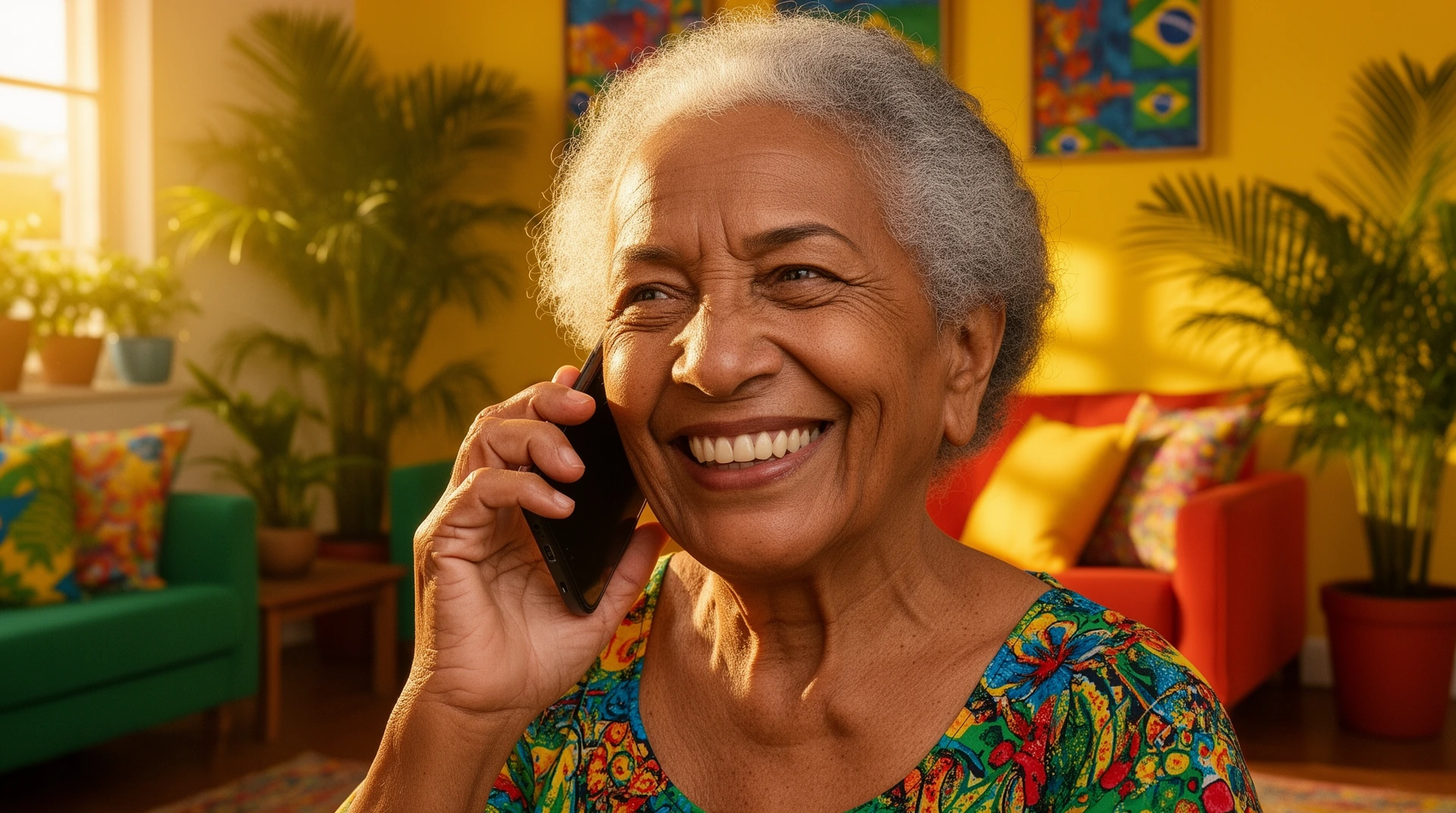 BIG Phone App: Chamadas simples e contatos para idosos
