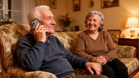 BIG Phone App: Proste Połączenia i Kontakty dla Seniorów