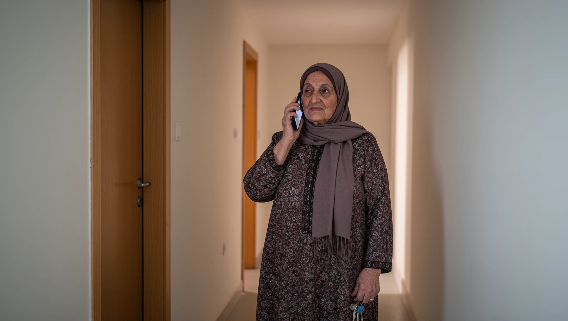 Show the ease of communication and connection after simplifying the phone, integrated into daily life.
