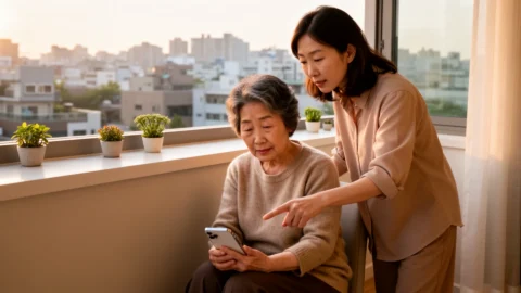 시니어폰 구매의 대안: 부모님이 이미 가지고 계신 안드로이드 폰을 언제 간소화해야 할까?