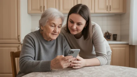 Alternatīva senioru tālruņa iegādei: kad vienkāršot Android, kas viņiem jau ir