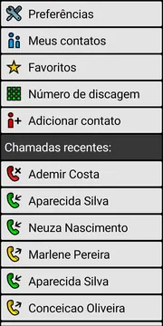BIG Phone call screen screenshot