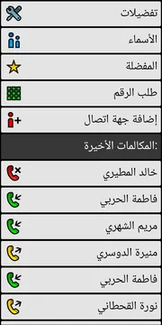 BIG Phone localized simple call screen