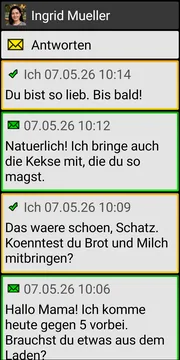 BIG SMS localized conversation screen