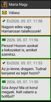 BIG SMS localized conversation screen