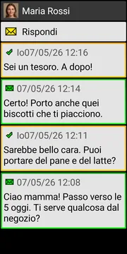 BIG SMS localized conversation screen