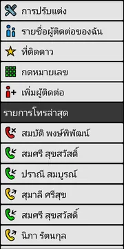 BIG Phone localized simple call screen