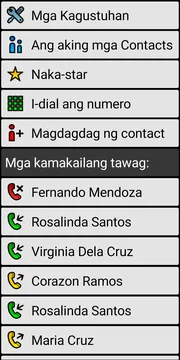 BIG Phone localized simple call screen