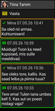 BIG SMSi tumeda teema vestluskuva