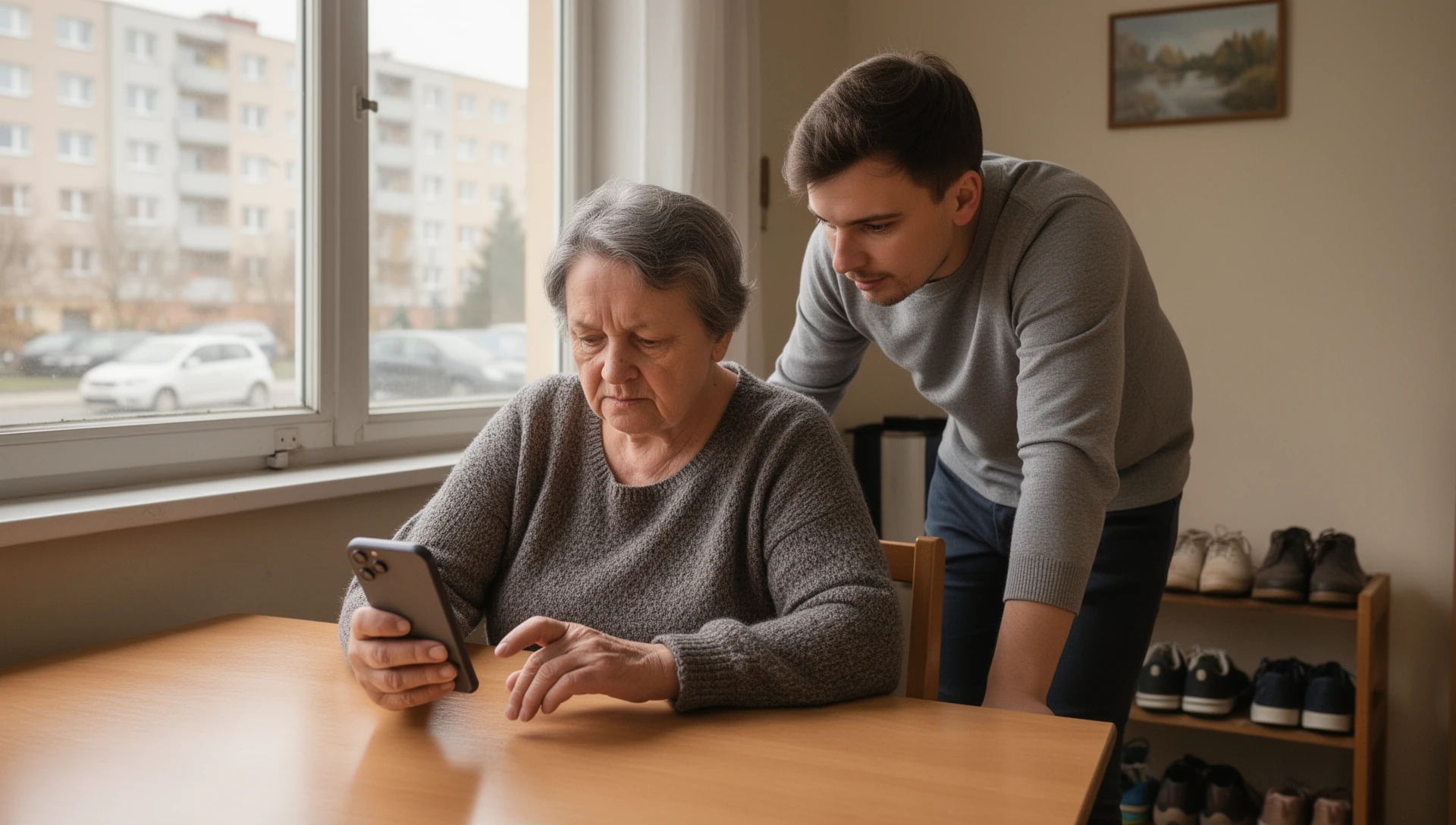 Volání rodině z tlačítek s fotkami na domovské obrazovce Androidu