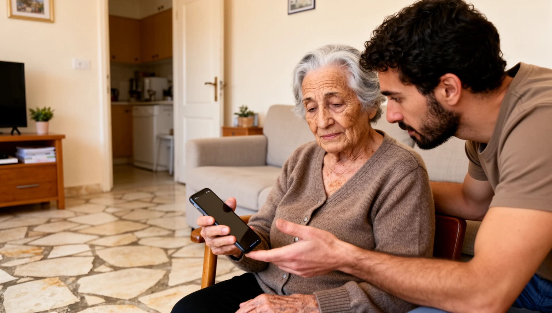התקשרו למשפחה מכפתורי תמונה במסך הבית של Android שלכם