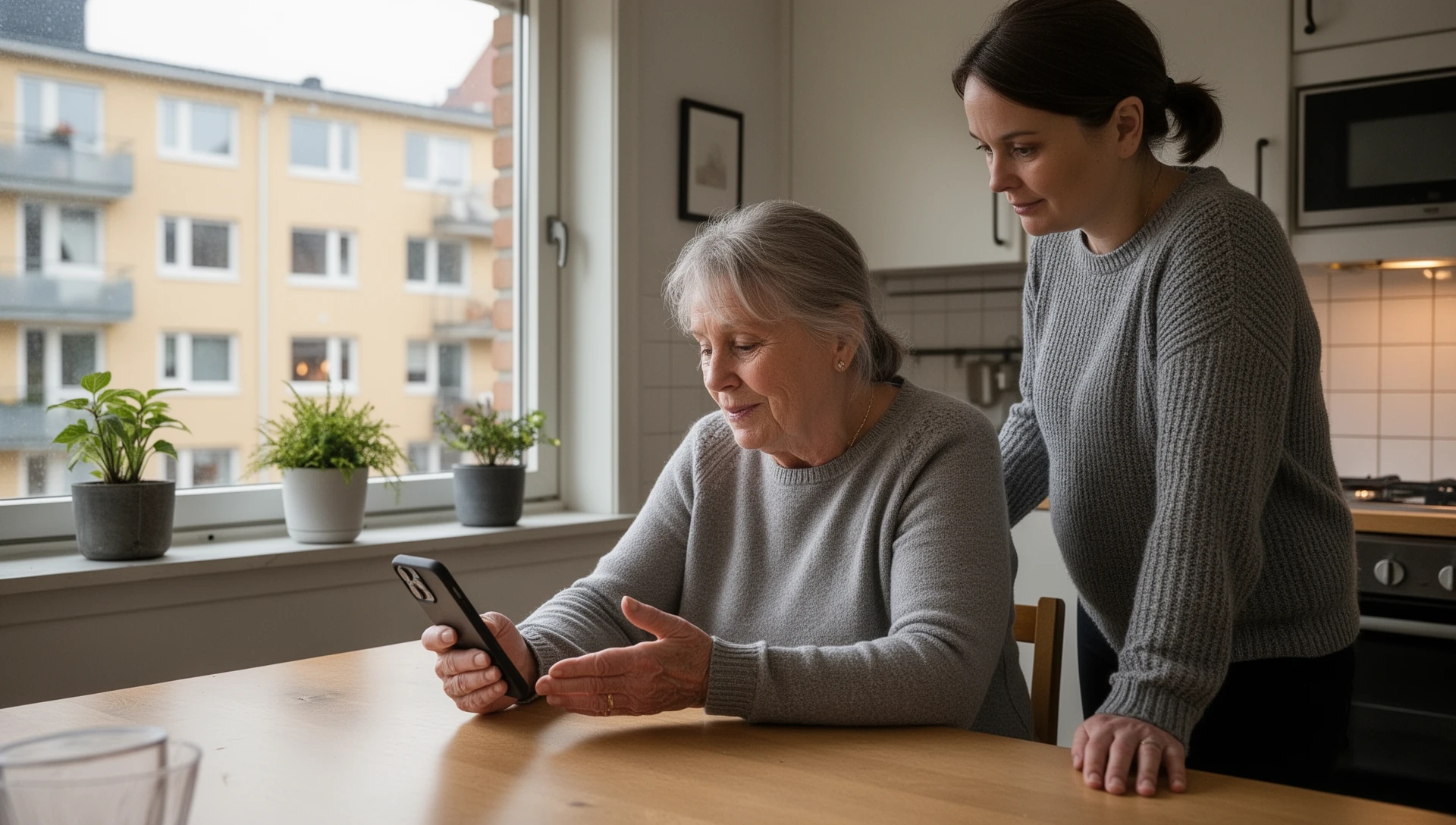 Ring familien fra fotoknapper på Android-startskjermen din