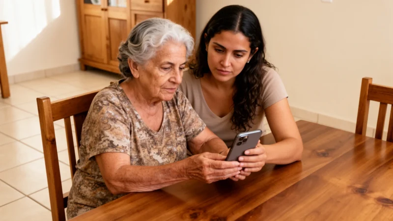 Ligue para a família usando botões com fotos na tela inicial do seu Android