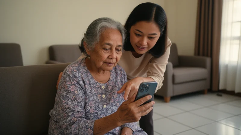 Tambah pengesahan sebelum mendail di Android