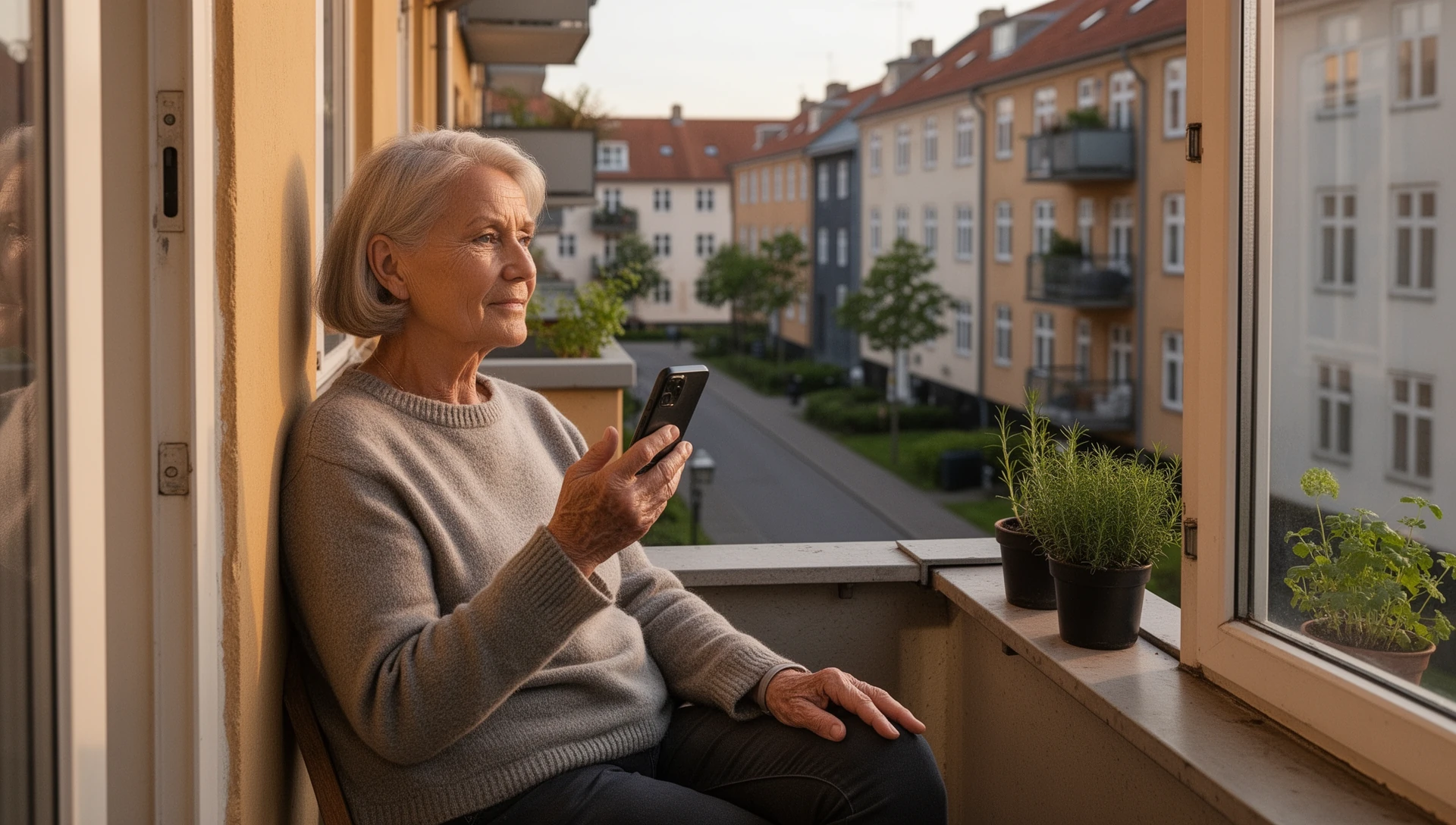 Åbn en familie-WhatsApp-chat fra en stor startskærmsknap