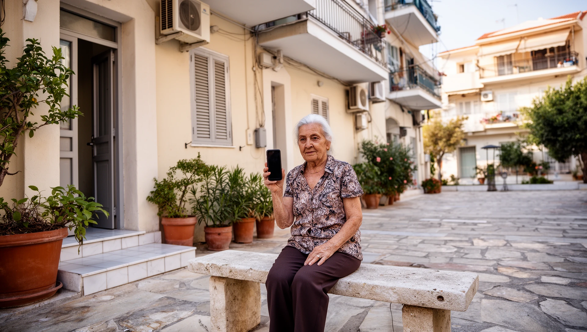 Άνοιγμα οικογενειακής συνομιλίας WhatsApp από ένα μεγάλο κουμπί αρχικής οθόνης