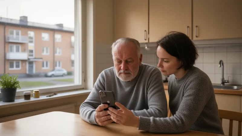 Avaa perheen WhatsApp-keskustelu suuresta aloitusnäytön painikkeesta