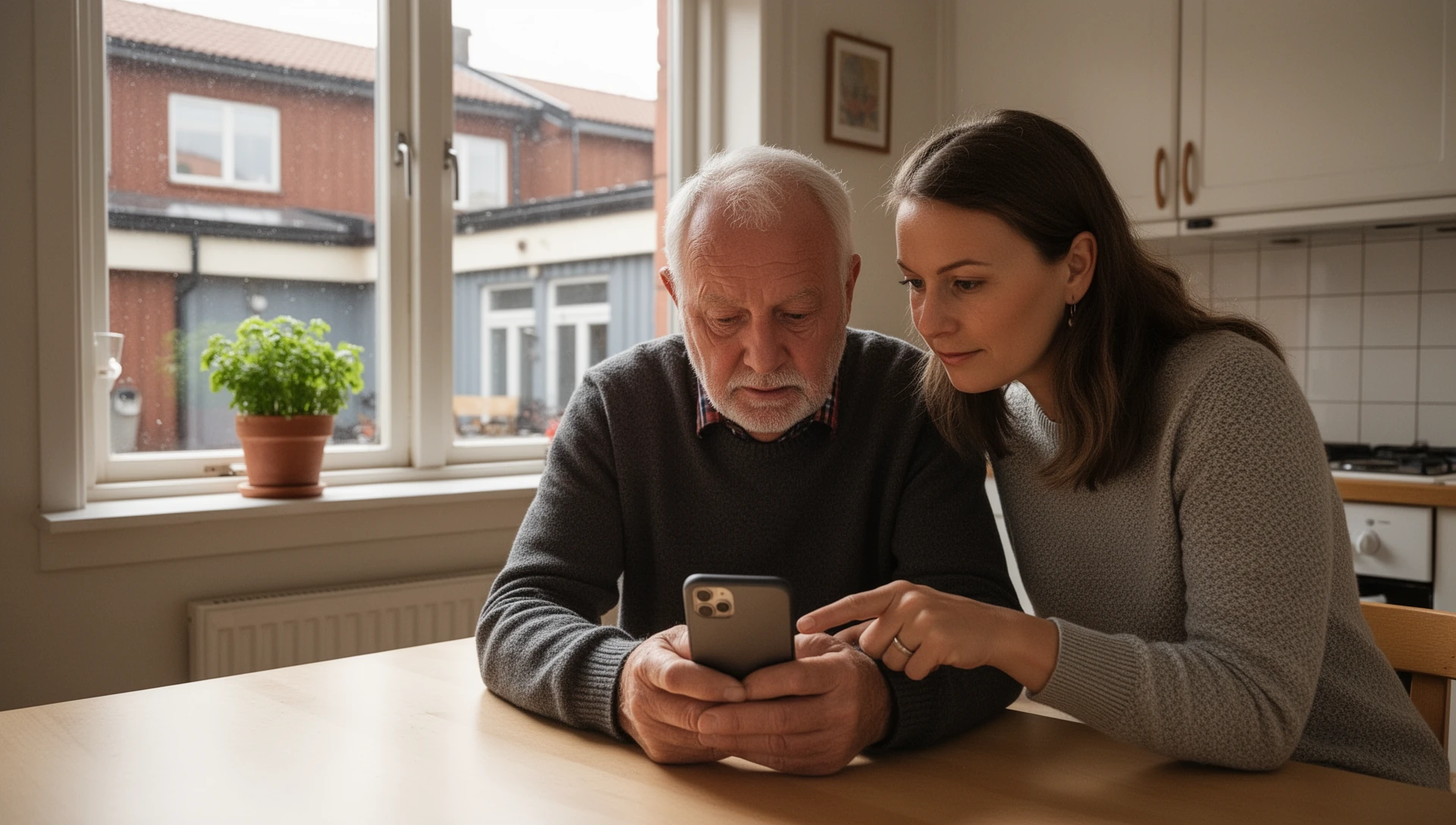 Åpne en familie-WhatsApp-chat fra en stor startskjermknapp