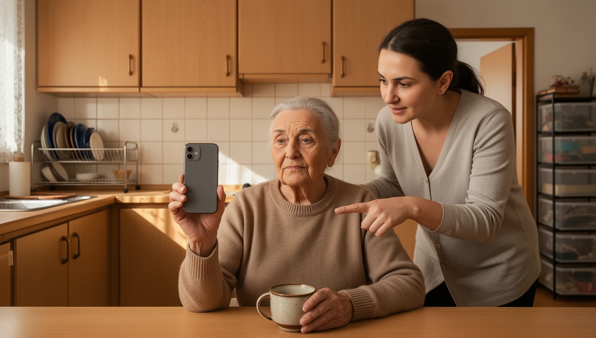 Odprite družinski klepet WhatsApp z velikim gumbom na domačem zaslonu